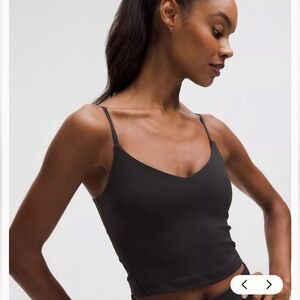 Lululemon Black Align Cropped Cami Tank A/B NWT